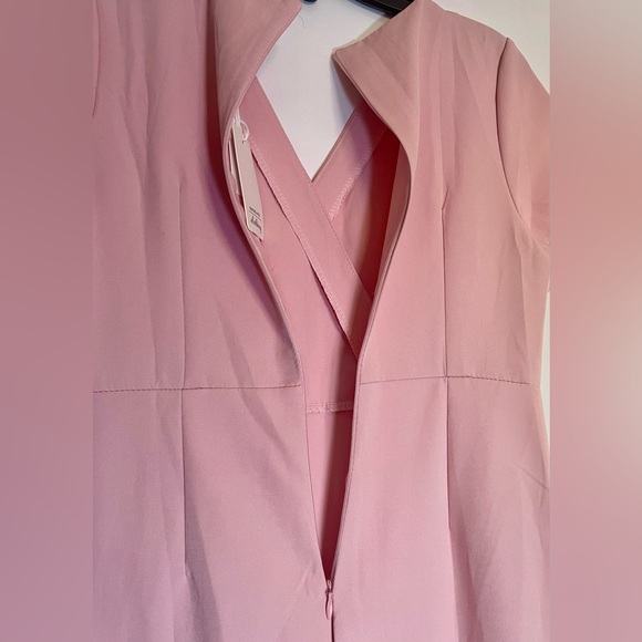 🆕MOMENTS Elegant Pink Ruffle Dress - Picture 3 of 5